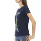 Elegant Short Sleeve Blue Tee