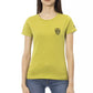 Chic Green Tee with Artistic Front Print