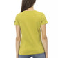 Chic Green Tee with Artistic Front Print