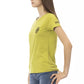 Chic Green Tee with Artistic Front Print