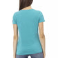Elegant Light Blue Short Sleeve Tee
