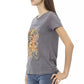 Elegant Grey Short Sleeve Chic Tee