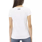 Chic White Tee with Exclusive Front Print