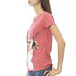 Chic Pink Short Sleeve Round Neck T-Shirt