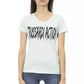 Elegant Light Blue V-Neck Tee