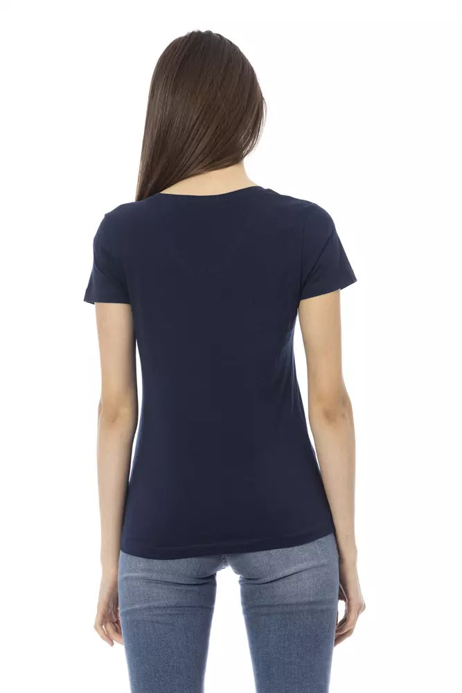 Elegant Short Sleeve V-Neck Tee