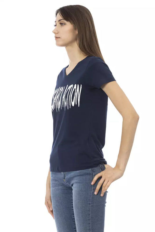 Elegant Short Sleeve V-Neck Tee