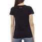 Chic V-Neck Tee with Front Print
