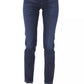 Chic Tricolor Detailed Designer Jeans