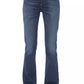 Tricolor Accent Designer Jeans