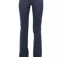 Tricolor Pocket Regular Jeans With Chic Detailing