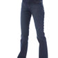 Tricolor Pocket Regular Jeans With Chic Detailing
