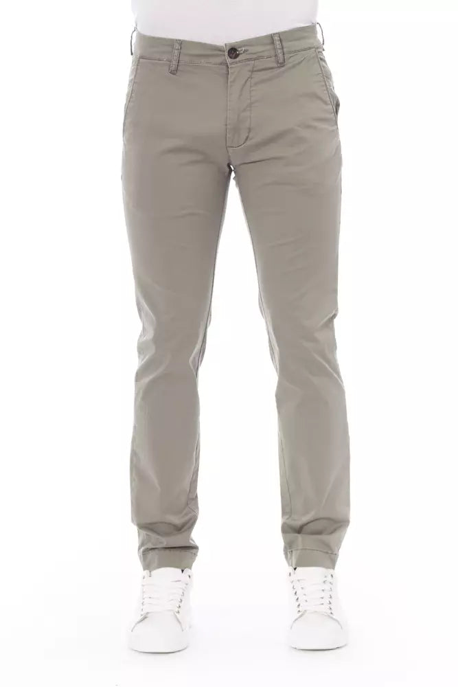 Elegant Beige Chino Trousers for Men