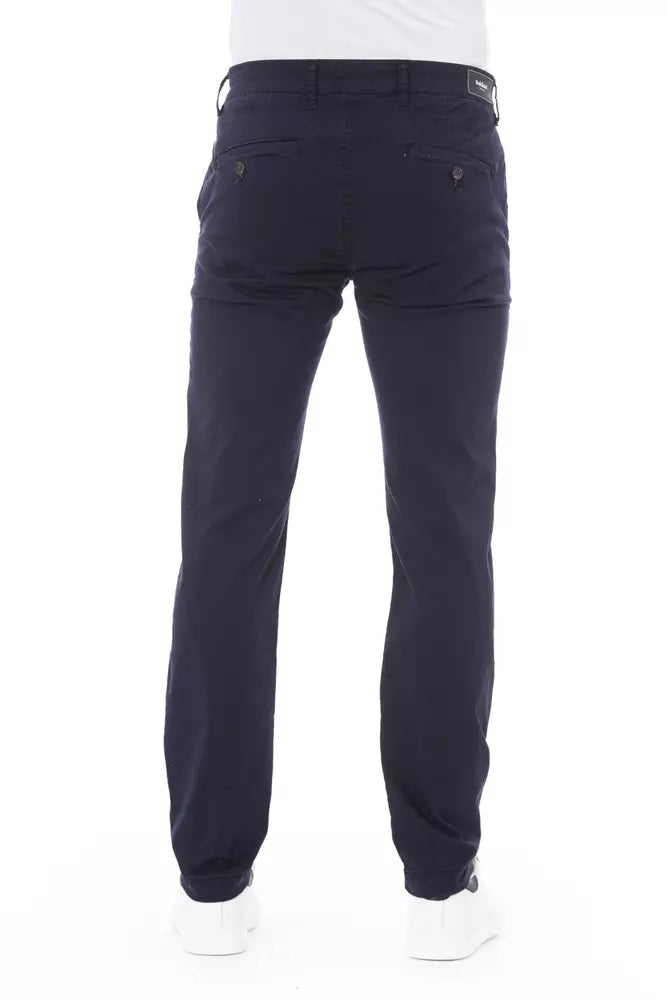 Elegant Blue Chino Trousers