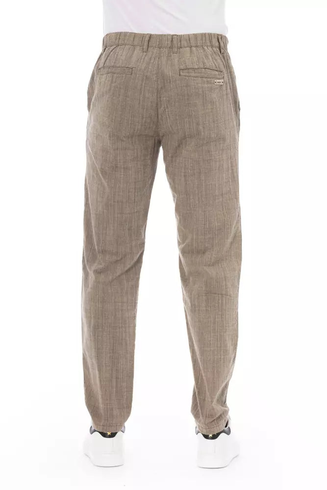 Elegant Beige Chino Trousers for Men