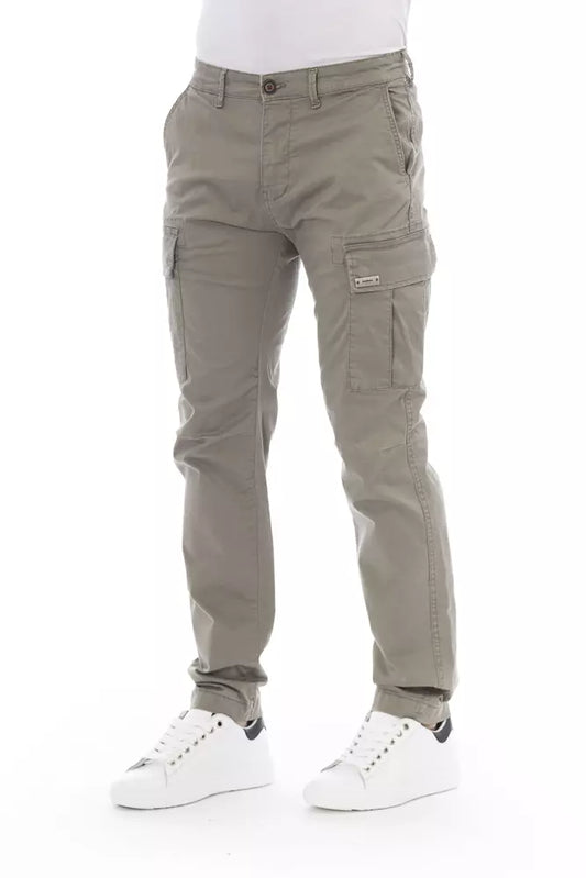 Elegant Beige Cargo Trousers