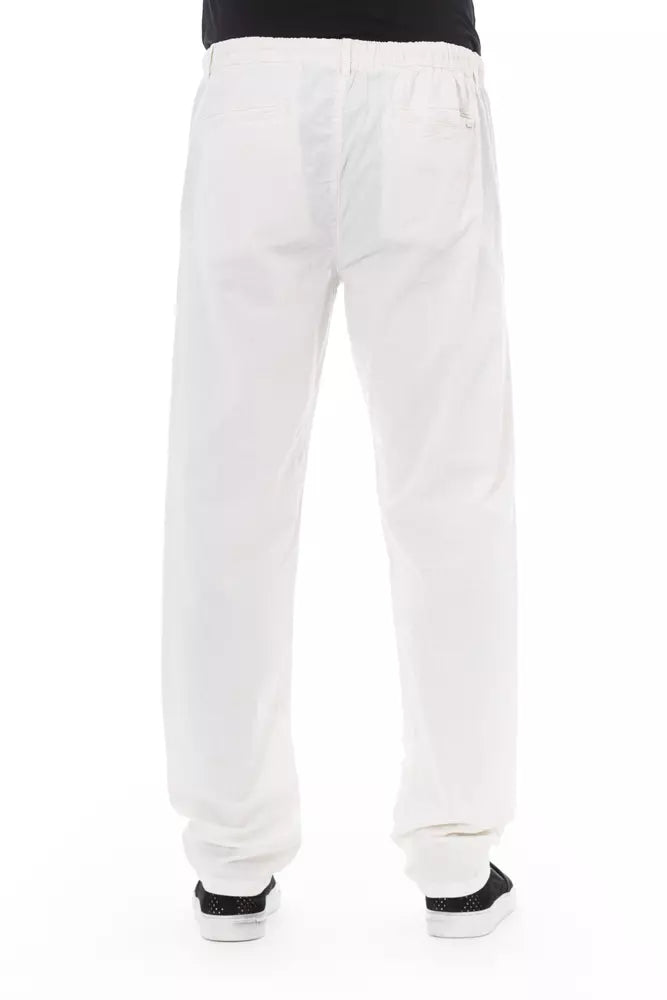 Elegant White Chino Trousers for the Modern Man