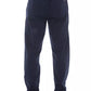 Elegant Blue Cotton Chino Trousers