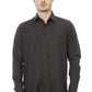 Elegant Green Italian Collar Shirt