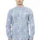 Elegant Mandarin Collar Cotton Shirt