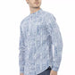 Elegant Mandarin Collar Cotton Shirt