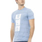 Elegant Light Blue Cotton Tee