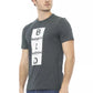 Elegant Green Cotton Tee with Front Print