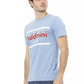 Elegant Light Blue Cotton Tee
