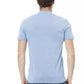 Elegant Light Blue Cotton Tee