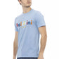 Elegant Light Blue Short Sleeve Tee