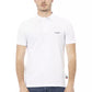 Chic White Cotton Polo with Elegant Embroidery