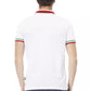 Chic Tricolor Collar Polo Shirt