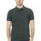 Chic Embroidered Cotton Polo Shirt in Green