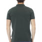 Chic Embroidered Cotton Polo Shirt in Green