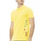 Chic Yellow Short Sleeve Cotton Polo