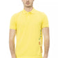 Chic Yellow Short Sleeve Cotton Polo