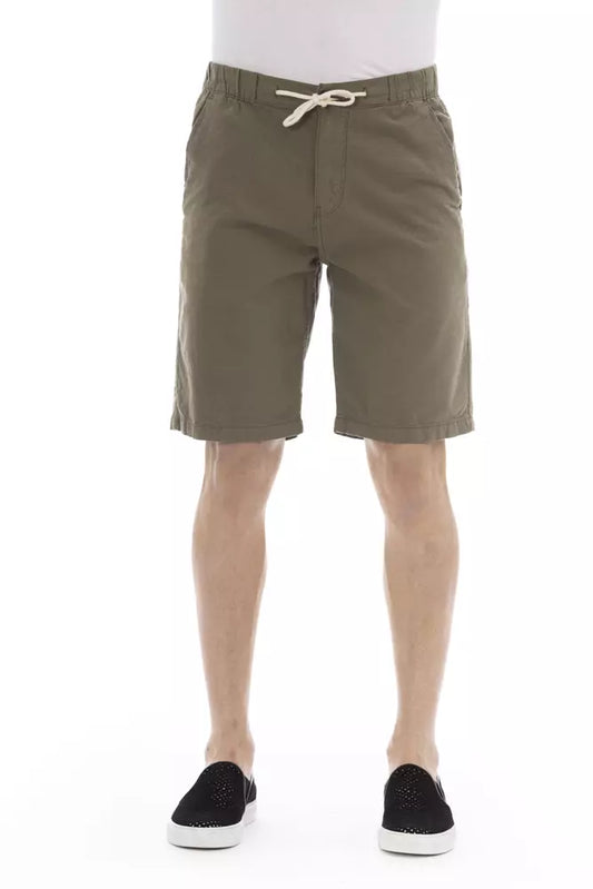 Army Bermuda Shorts with Drawstring