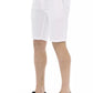 Elegant White Bermuda Shorts for Men