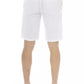 Elegant White Bermuda Shorts for Men