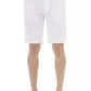 Elegant White Bermuda Shorts for Men