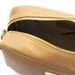 Beige Leather Chic Shoulder Bag