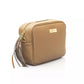 Beige Leather Chic Shoulder Bag
