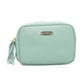 Chic Emerald Leather Shoulder Bag