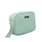 Chic Emerald Leather Shoulder Bag
