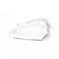 Elegant White Leather Shoulder Tassel Bag