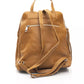 Chic Beige Leather Backpack for Style on the Go