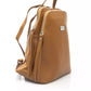 Chic Beige Leather Backpack for Style on the Go