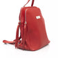 Chic Red Leather Backpack for Stylish Carrying
