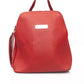 Chic Red Leather Backpack for Stylish Carrying