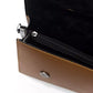 Chic Beige Leather Flap Shoulder Bag